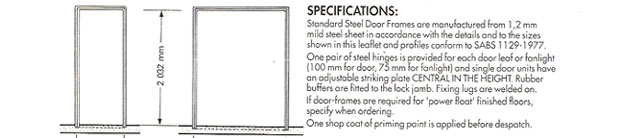 Steel Door Frame Ilistration Part